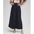 Women's Pull-On Maxi Skirt In Navy Blue Size 16P/18P | Chico's