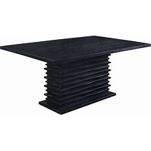 Monette Black Rectangle Dining Table