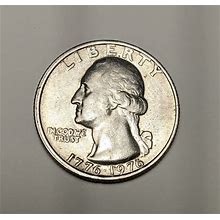 Rare Coin 1776 1976 Bicentennial Quarter With NO MINT MARK