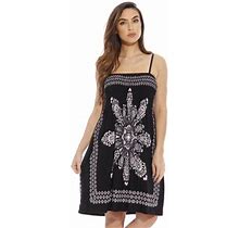 Just Love Summer Dresses For Women - Petite To Plus Size Fit - Sundresses (Black Short Dress, 1X)