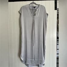 Banana Republic Dresses | Banana Republic Grey/Silver Dress | Color: Gray/Silver | Size: L