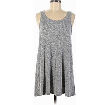 Forever 21 Casual Dress - Dropwaist: Gray Marled Dresses - Women's Size Medium