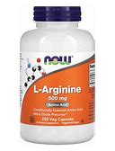 NOW Foods, L-Arginine, 500 Mg, 250 Veg Capsules, NOW-00031