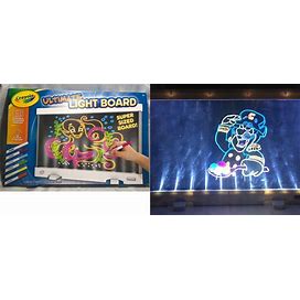 Crayola Ultimate Light Board Drawing Tablet LED Lights That Make Kids Art Glow