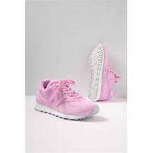 New Balance Women's 574 Sneaker, Size 8.5, Pink