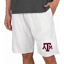 Men's Concepts Sport Oatmeal Texas A&M Aggies Mainstream Tri-Blend Shorts Size:M