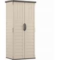 Suncast BMS1250 Vertical Shed With Floor - Vanilla