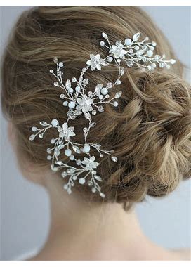 2024 Stunning With Crystal Alloy Headpieces