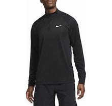 Nike Dri-FIT Ready Quarter Zip Pullover In Black/White