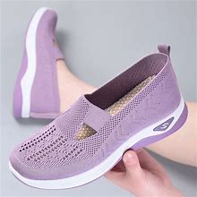 Wholesale Women's Casual Solid Color Round Toe Casual Shoes