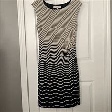 Loft Dresses | Loft Dress | Color: Black/Cream | Size: M