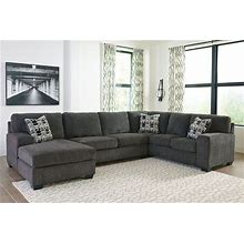 Ballinasloe - Sectional Dark Gray / 3-Piece Sectional With Left-Arm Facing Chaise