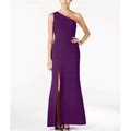 Calvin Klein Dresses | Calvin Klein Plum One Shoulder Gown | Color: Purple | Size: 10
