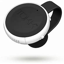 TOKK Smart Wearable Assistant Hands-Free Bluetooth Speaker Phone, White, (TOK-00329-P)