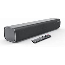 Sound Bar, Bestisan Sound Bars For Tv With Bass/Treble Adjustable,Wireless Bluetooth 5.0/Aux/Optical/Coax Input, 21 Inch, Dsp Technology, Remote Control