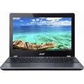 Acer Chromebook 11 11.6" Laptop, Intel Celeron, 4GB Ram, 16Gb HD, Chrome OS, Gray, C740-C4pe