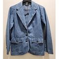 Koret Jackets & Coats | Vintage Koret Blues Denim Jacket Blazer Womens Button Front Size 2 Xs Trendy | Color: Blue | Size: 2