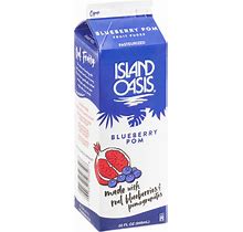 Island Oasis Blueberry Pomegranate Frozen Beverage Mix 32 Fl. Oz. - 12/Case