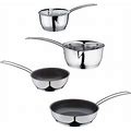 4-Piece Cookware Set, Stainless Steel, Induction Ready