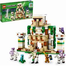 Lego Minecraft The Iron Golem Fortress 21250 Building Toy, Set Of 868 Pieces - Multicolor