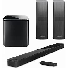 Bose Smart Ultra Dolby Atmos Soundbar, Black W/ Bass Module 700 & 2X Speakers 700
