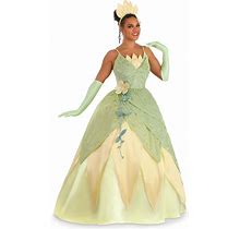 Deluxe Disney Princess And The Frog Tiana Costume For Women | Adult | Womens | Green/Yellow | M | FUN Costumes