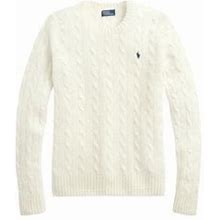 Polo Ralph Lauren Women's Julianna Cable-Knit Sweater - Authentic Cream - Size Large