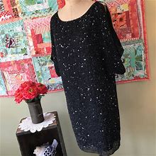 Marina Dresses | Marina Beaded Formal Dress | Color: Black | Size: 8