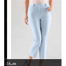Creation L Pants & Jumpsuits | Pocket Detail Capri Pant | Color: Blue/Yellow | Size: Various