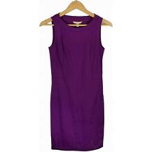 Banana Republic Dresses | Banana Republic Women's Purple Sleeveless Knit Sheath Dress Size 0 | Color: Purple | Size: 0