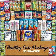 CRAVEBOX Healthy Snack Box Care Package (55 Count) Easter Day Spring Final Exams