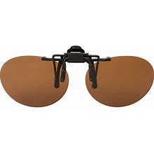 Polarized Clip On Sunglasses - Flip-Up - FS-8272 - Color Green