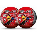 Miraculous Ladybug, 4-1 Surprise Miraball, 2 Pack, Toys For Kids With Collectible Character Metal Ball, Kwami Plush, Glittery Stickers And White