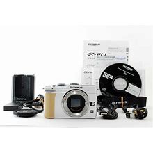 Olympus E-Pl1 12.3Mp Digital Camera White (Body Only) From