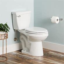 Bradenton Two-Piece Elongated Toilet With 10" Rough-In - 16" Bowl Height - White | Porcelain | Signature Hardware