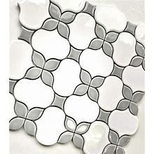 Del Mar Griggio Porcelain 12X12 Mosaic Wall Tile Backsplash Kitchen