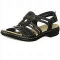 Women's Orthotic Flat Sandals - Last Day 49% OFF Black 12 Wide Fit (E)