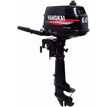 DNYSYSJ Hangkai Outboard Motor, 2-Stroke 6HP Outboard Motor, Short Shaft Fishing Inflatable Fishing Boat Kayak Engine With Water Cooling System, CDI