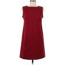Talbots Casual Dress: Burgundy Dresses - Women's Size 6 Petite