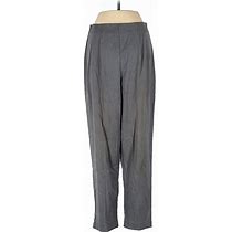 Briggs Dress Pants - High Rise: Gray Bottoms - Women's Size 6 Petite