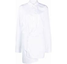 Off-White - Asymmetric Cotton Shirtdress - Women - Cotton - 38