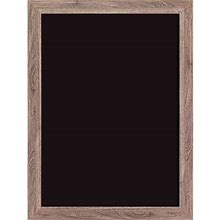 U Brands Decor Magnetic Chalkboard - 23" Width X 17" Height - Rustic Wood Frame - Horizontal/Vertical - 1 Each