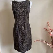 Ann Taylor Leopard Print Dress
