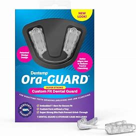 Dentemp Ora-Guard Custom Fit Dental Guard - Bruxism Night Guard For Teeth Grinding - Mouth Guard For Clenching Teeth At Night