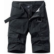 Funicet Men's Cargo Shorts Loose Fit Shorts Casual Work Shorts With Multi-Pockets