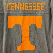 Pressbox Tennessee Long Sleeve T Shirt Mens Size M Gray Orange
