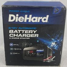 DieHard 71326 6/12V Shelf Smart Battery Charger And 2A Maintainer