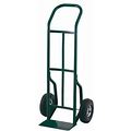 Harper 600 Lb. Continuous Handle Steel Hand Truck With 10" X 2 1/2" Solid Rubber Wheels 52T60