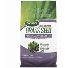 Scotts 18039 Turf Builder Grass Seed Perennial Ryegrass Mix, 5.6 Lbs.