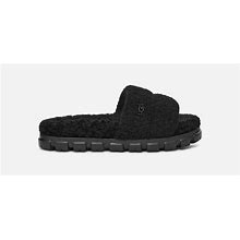 UGG® Women's Cozetta Curly Sheepskin Slippers In Black, Size 6